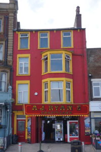 Yellow shop front morecambe